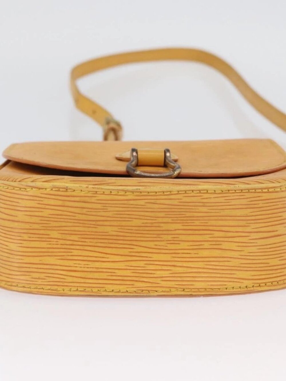 LOUIS VUITTON Epi Saint Cloud PM Shoulder Bag Yellow M52219 LV Auth LNZ331 - Picture 7 of 16